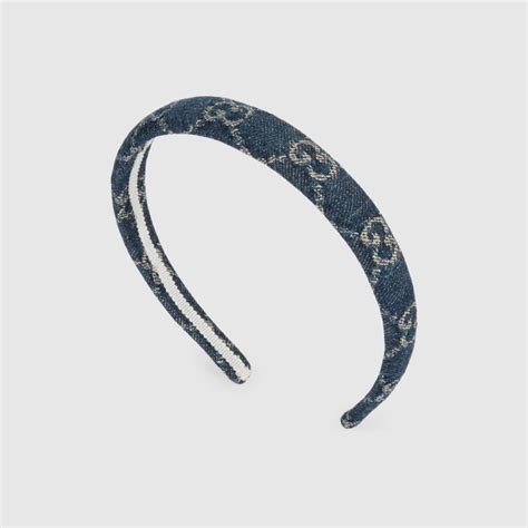 hair clip gucci|gucci denim headband.